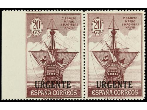 ** ESPAÑA. Ed. 534smi y 536smi. 10 cts. verde y 20 cts. lila