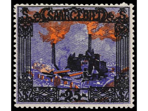 ** SARRE. Yv. 53/68. 1921. SERIE COMPLETA. 16 valores. Cat. 