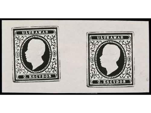 ESPAÑA. ENSAYOS NO ADOPTADOS. 100 mils. negro s. amarillo, 4