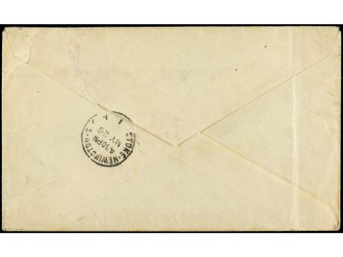 ✉ JAPON. 1897. YOKOHAMA a LONDRES. 5 sen. azul (4). 