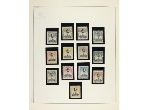 LOTES y COLECCIONES. ESPAÑA. Colección en 5 álbumes Edifil (