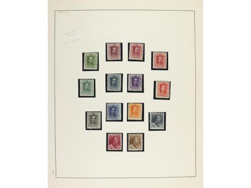 LOTES y COLECCIONES. ESPAÑA. Colección en 5 álbumes Edifil (