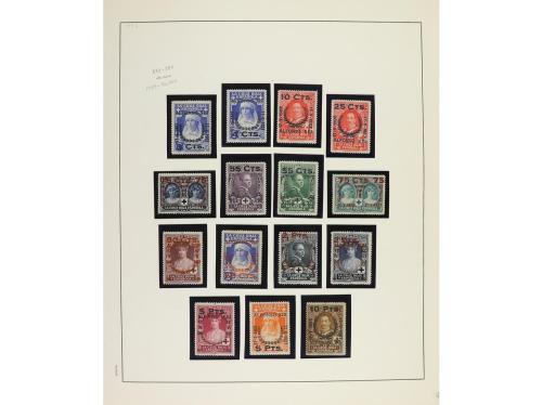 LOTES y COLECCIONES. ESPAÑA. Colección en 5 álbumes Edifil (