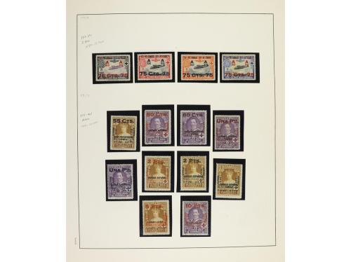 LOTES y COLECCIONES. ESPAÑA. Colección en 5 álbumes Edifil (