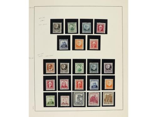 LOTES y COLECCIONES. ESPAÑA. Colección en 5 álbumes Edifil (