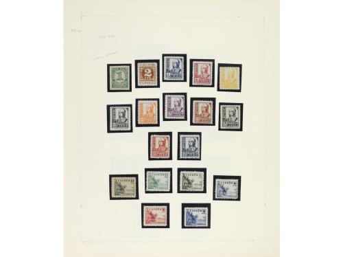 LOTES y COLECCIONES. ESPAÑA. Colección en 5 álbumes Edifil (