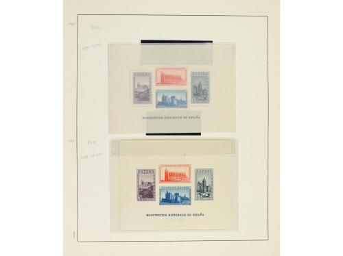 LOTES y COLECCIONES. ESPAÑA. Colección en 5 álbumes Edifil (