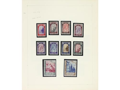 LOTES y COLECCIONES. ESPAÑA. Colección en 5 álbumes Edifil (