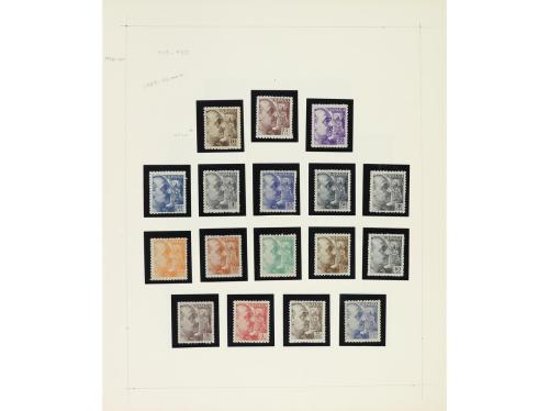 LOTES y COLECCIONES. ESPAÑA. Colección en 5 álbumes Edifil (