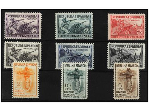 **/* ESPAÑA. Ed. 792/800. SERIE COMPLETA. 9 valores. Sellos 