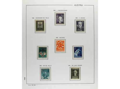 AUSTRIA. AUSTRIA. Colección en 5 álbumes desde primeras emi