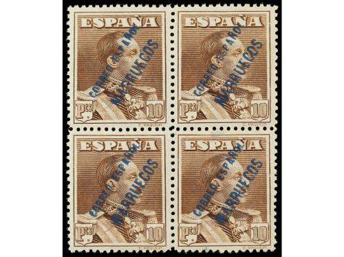 ** COLONIAS ESPAÑOLAS: TANGER. Ed. NE 4/6. 1 pta., 4 pts. y 