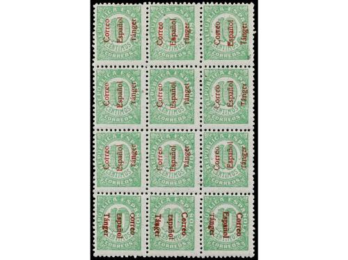 ** COLONIAS ESPAÑOLAS: TANGER. Ed. 96/9 (12). 5, 10, 15 y 20