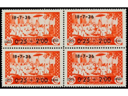 ** COLONIAS ESPAÑOLAS: TANGER. Ed. 161 (10). 0,25+2,00 pts. 