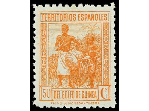 ** COLONIAS ESPAÑOLAS: GUINEA. Ed. NE 11/11G. NO EXPENDIDOS.