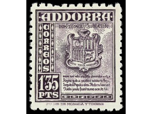 ** ANDORRA. Ed. 48N/55N. SERIE COMPLETA. 7 valores. Numeraci