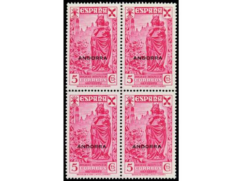 ** COLONIAS ESPAÑOLAS: ANDORRA. Ed. 1/6 (4). BENEFICIENCIA. 