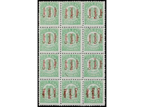 ** COLONIAS ESPAÑOLAS: TANGER. Ed. 96/9 (12). 5, 10, 15 y 20