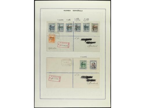 ✉ COLONIAS ESPAÑOLAS: GUINEA. 1933-34. Conjunto de 19 cartas