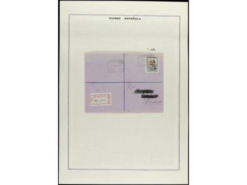 ✉ COLONIAS ESPAÑOLAS: GUINEA. 1933-34. Conjunto de 19 cartas