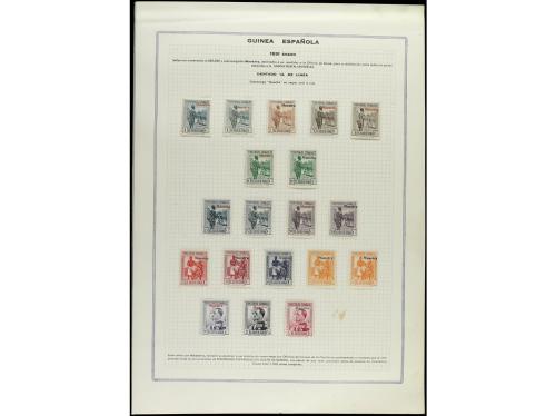 LOTES y COLECCIONES. 1931-1935. GUINEA ESPAÑOLA. Resto de co