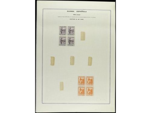 LOTES y COLECCIONES. 1931-1935. GUINEA ESPAÑOLA. Resto de co