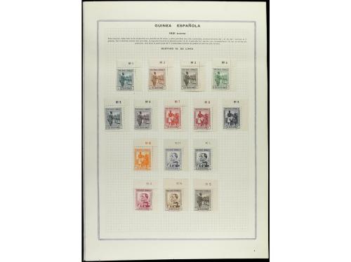 LOTES y COLECCIONES. 1931-1935. GUINEA ESPAÑOLA. Resto de co