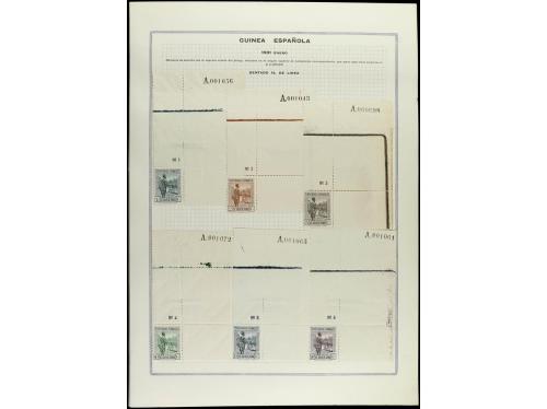 LOTES y COLECCIONES. 1931-1935. GUINEA ESPAÑOLA. Resto de co