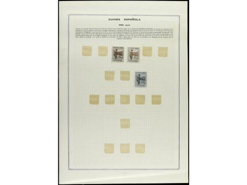 LOTES y COLECCIONES. 1931-1935. GUINEA ESPAÑOLA. Resto de co