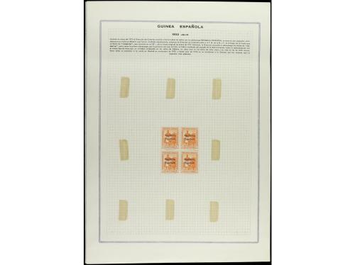 LOTES y COLECCIONES. 1931-1935. GUINEA ESPAÑOLA. Resto de co