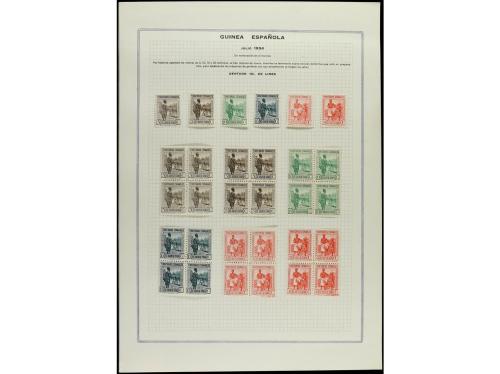 LOTES y COLECCIONES. 1931-1935. GUINEA ESPAÑOLA. Resto de co