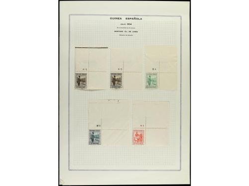 LOTES y COLECCIONES. 1931-1935. GUINEA ESPAÑOLA. Resto de co