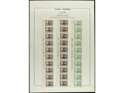 LOTES y COLECCIONES. 1931-1935. GUINEA ESPAÑOLA. Resto de co