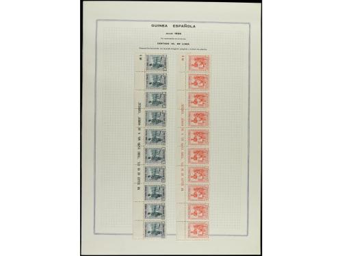 LOTES y COLECCIONES. 1931-1935. GUINEA ESPAÑOLA. Resto de co