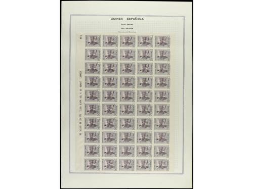 */(*) COLONIAS ESPAÑOLAS: GUINEA. Ed. 204s, 205s, 206s, 207s