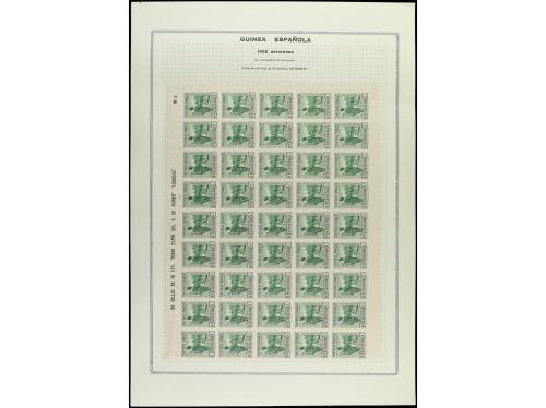 */(*) COLONIAS ESPAÑOLAS: GUINEA. Ed. 204s, 205s, 206s, 207s