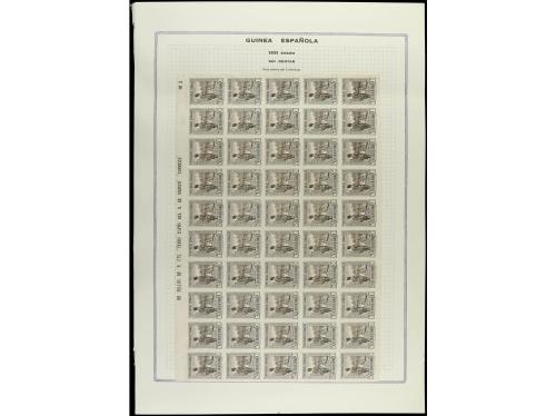 */(*) COLONIAS ESPAÑOLAS: GUINEA. Ed. 204s, 205s, 206s, 207s