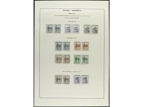 * COLONIAS ESPAÑOLAS: GUINEA. Ed. 230/43. 1932. Conjunto de 