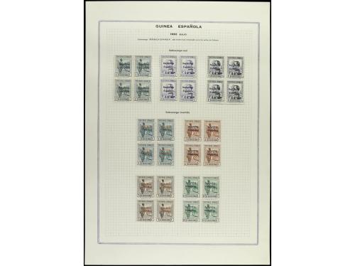 * COLONIAS ESPAÑOLAS: GUINEA. Ed. 230/43. 1932. Conjunto de 