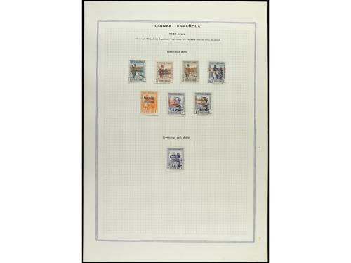 * COLONIAS ESPAÑOLAS: GUINEA. Ed. 230/43. 1932. Conjunto de 
