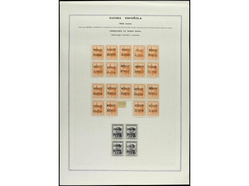 **/* COLONIAS ESPAÑOLAS: GUINEA. Ed. 216A/27A. 1932. Conjunt