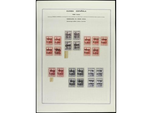 **/* COLONIAS ESPAÑOLAS: GUINEA. Ed. 216A/27A. 1932. Conjunt