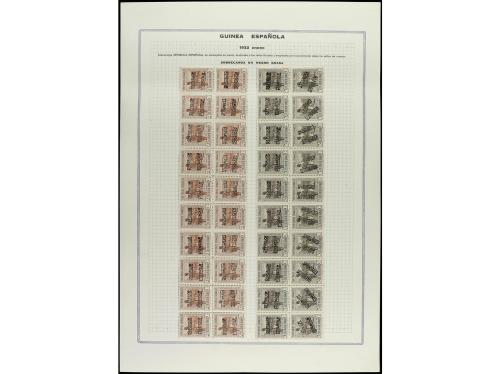 **/* COLONIAS ESPAÑOLAS: GUINEA. Ed. 216A/27A. 1932. Conjunt