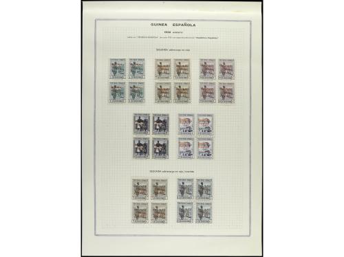 COLONIAS ESPAÑOLAS: GUINEA. Ed. 243A/Q. 1933. Conjunto de va