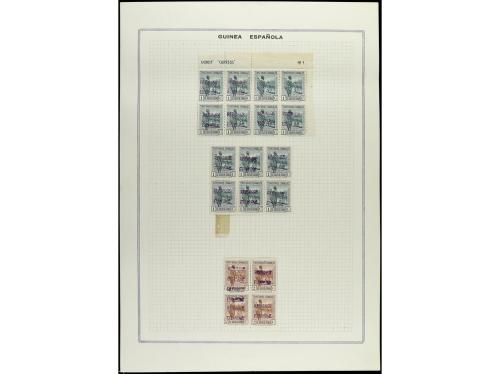 * COLONIAS ESPAÑOLAS: GUINEA. Ed. 216B/27B. 1932. Conjunto d