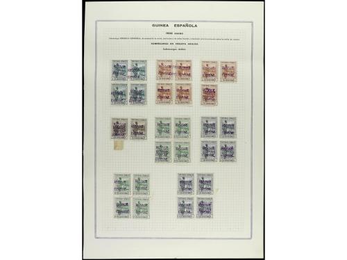 * COLONIAS ESPAÑOLAS: GUINEA. Ed. 216B/27B. 1932. Conjunto d