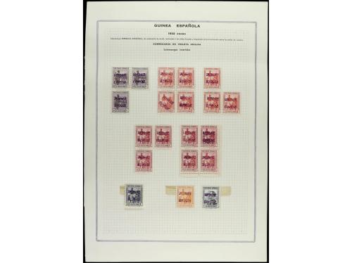 * COLONIAS ESPAÑOLAS: GUINEA. Ed. 216B/27B. 1932. Conjunto d