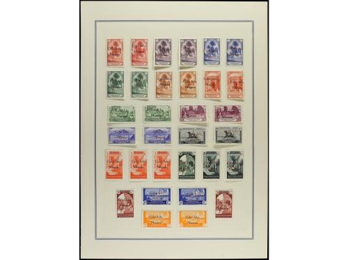 LOTES y COLECCIONES. COLONIAS ESPAÑOLAS. Colección de series