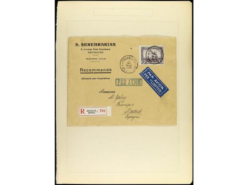 ✉ LOTES y COLECCIONES. 1930-40. CORREO AÉREO. Conjunto de 36