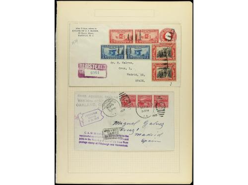 ✉ LOTES y COLECCIONES. 1930-40. CORREO AÉREO. Conjunto de 36